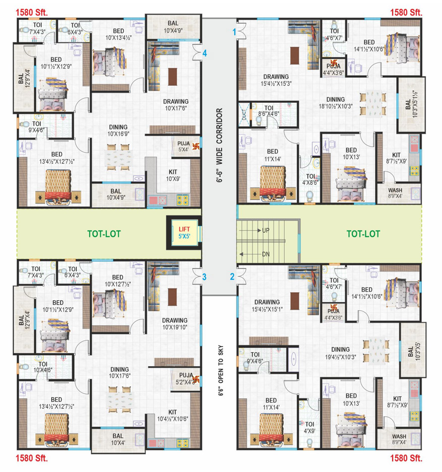 Shiridi sai brundavanam floor plan